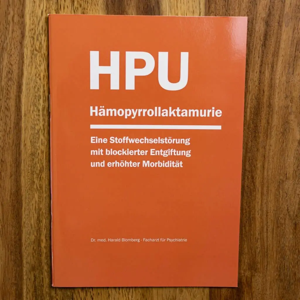 Aufklärendes Heft über HPU und deren Auswirkungen auf Entgiftung und Gesundheit.