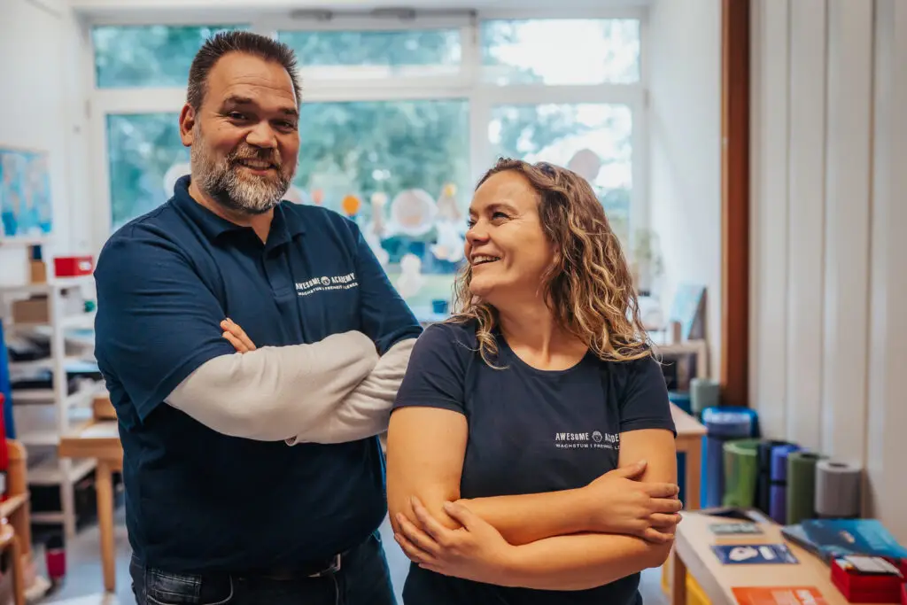 Claudia und Sören gemeinsam im Seminar